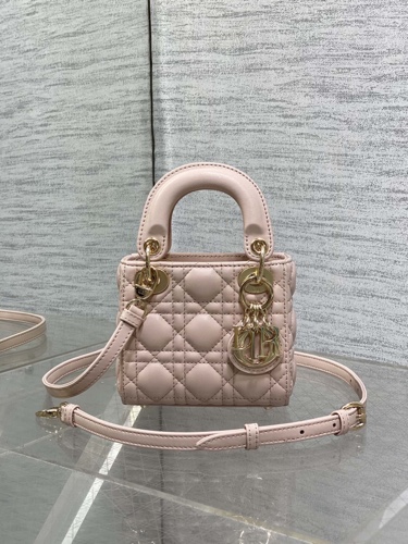 Micro Lady Dior Bag Pink